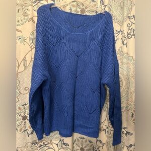 Royal blue sweater